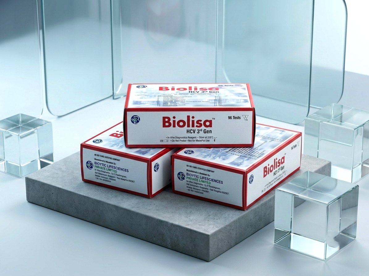 ISO certified Biolytic diagnostic product packaging