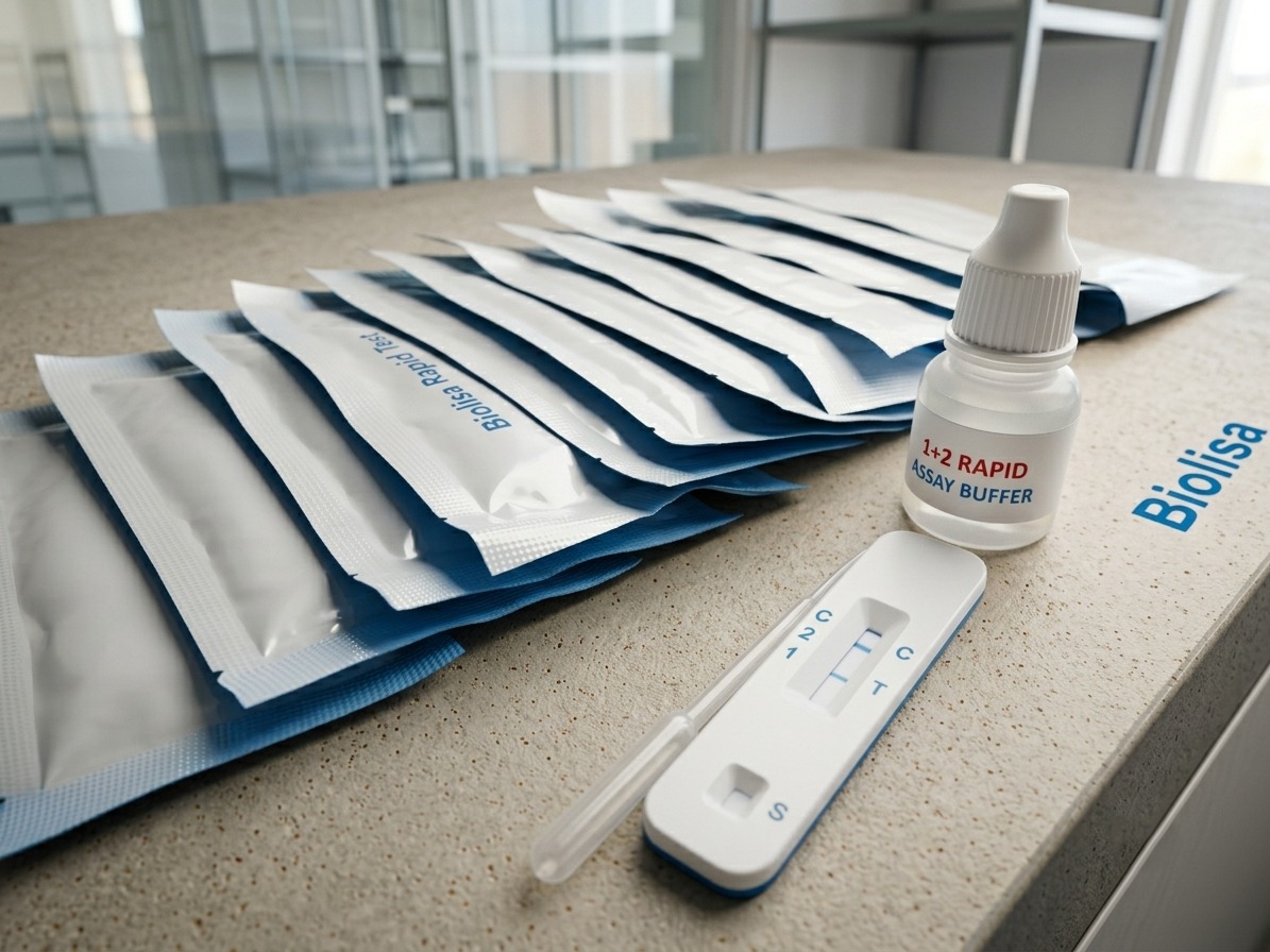 Biolisa rapid diagnostic kit components